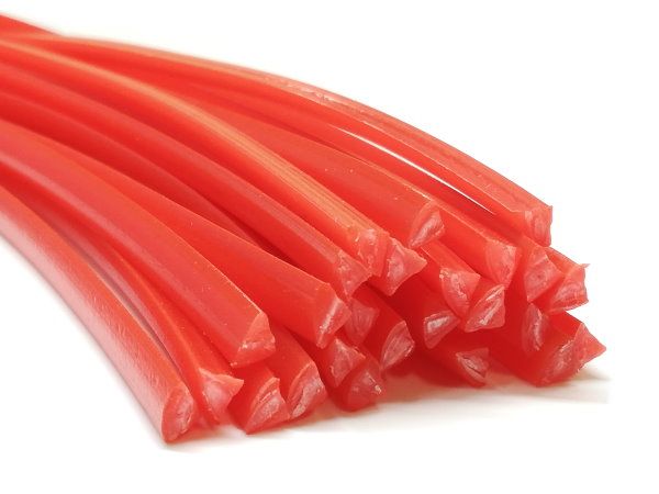 Plastique baguettes de soudure PVC-U rigide 6mm Triangulaire Rouge 25 Barres | az-reptec